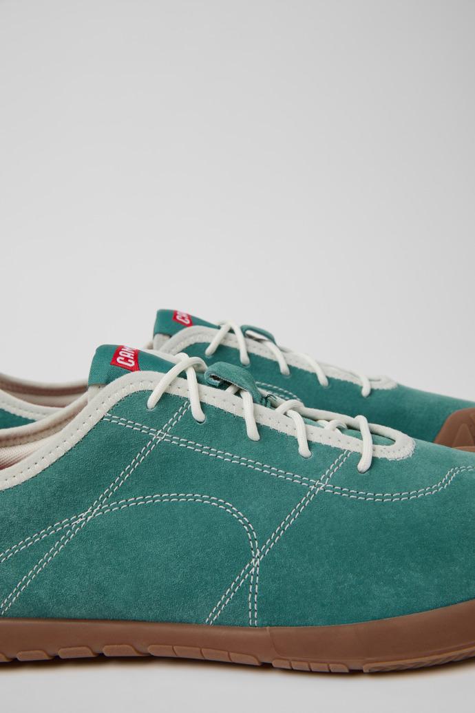 Peu Path+ Green Leather Sneakers for Men. by CAMPER