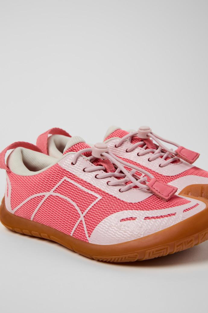 Peu Path Pink Textile and Leather Sneakers for kids. by CAMPER
