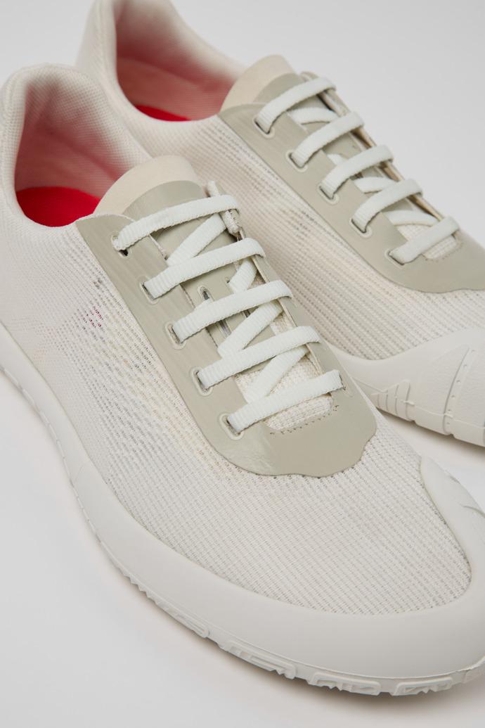 Peu Path+ White Recycled Engineered Materials Sneakers for Women. by CAMPER