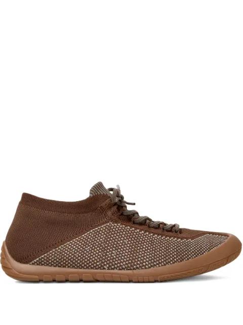 Peu Path knitted lace-up sneakers by CAMPER
