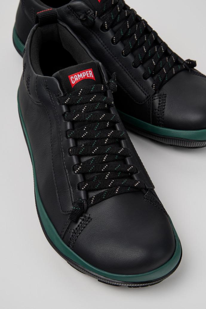 Peu Pista GM - GORE-TEX Black Leather Ankle Boots for Men. by CAMPER