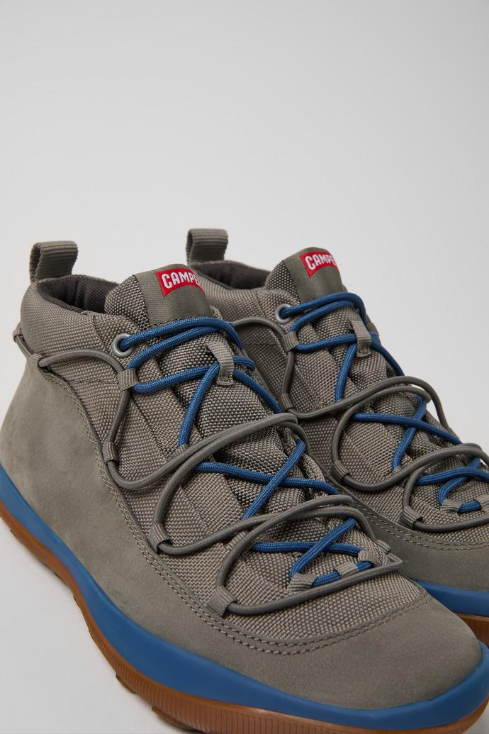 Peu Pista GM - GORE-TEX Gray Textile and Nubuck Ankle Boots for Women. by CAMPER