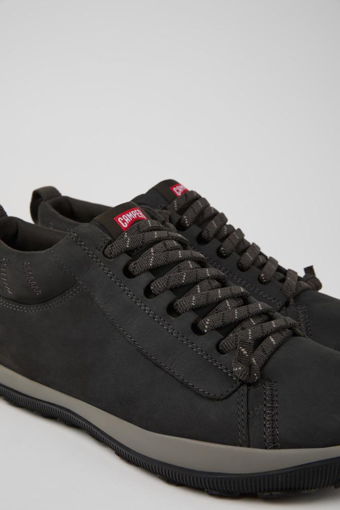 Peu Pista GM Gray Nubuck Ankle Boots for Men. by CAMPER
