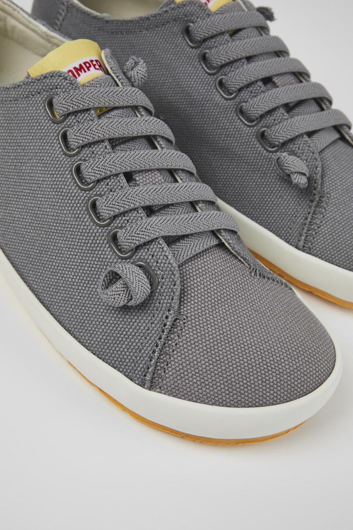 Peu Rambla Gray Textile Sneaker for Women by CAMPER