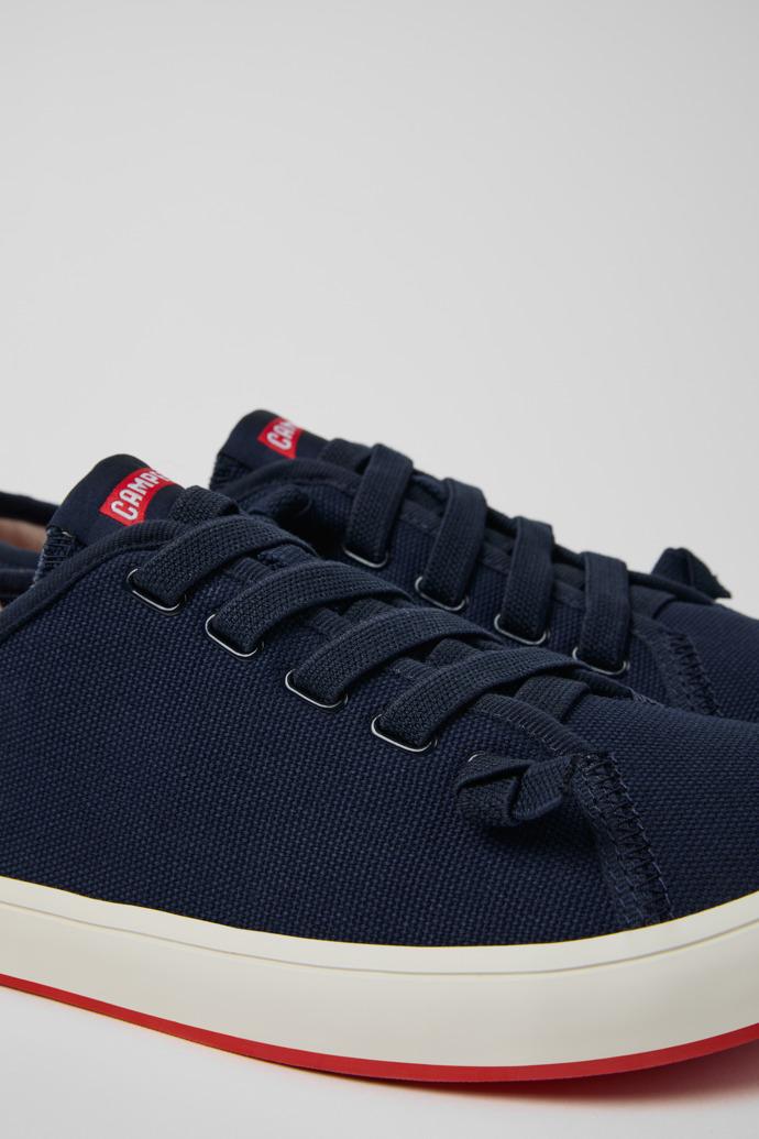 Peu Rambla II Blue Textile Sneakers for Men. by CAMPER
