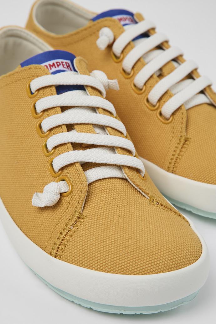 Peu Rambla Orange Textile Sneaker for Women by CAMPER