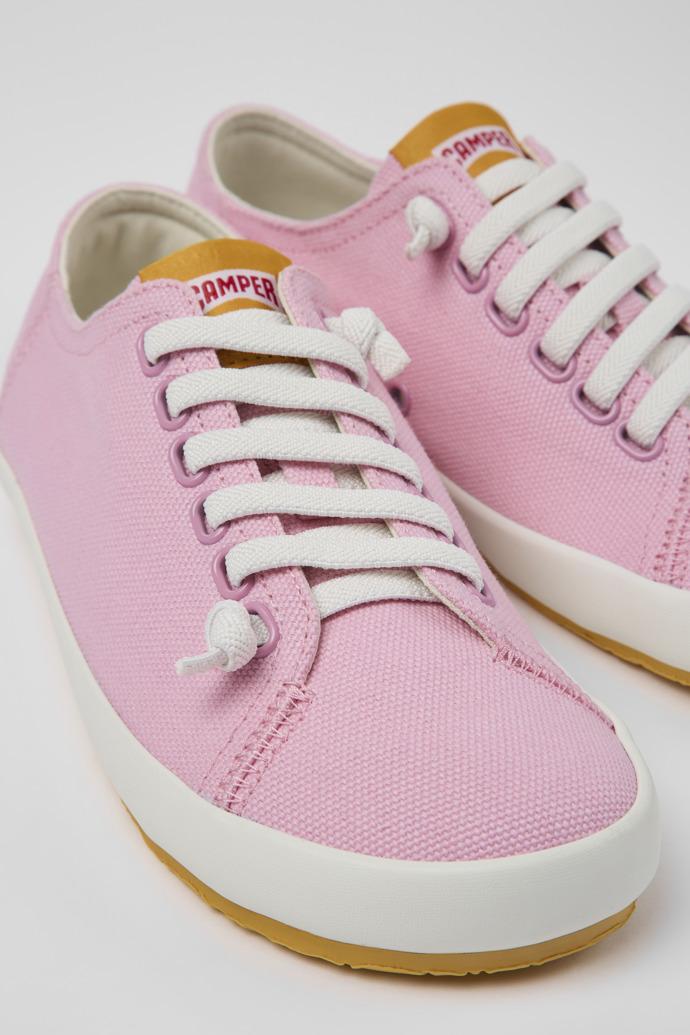 Peu Rambla Pink Textile Sneaker for Women by CAMPER