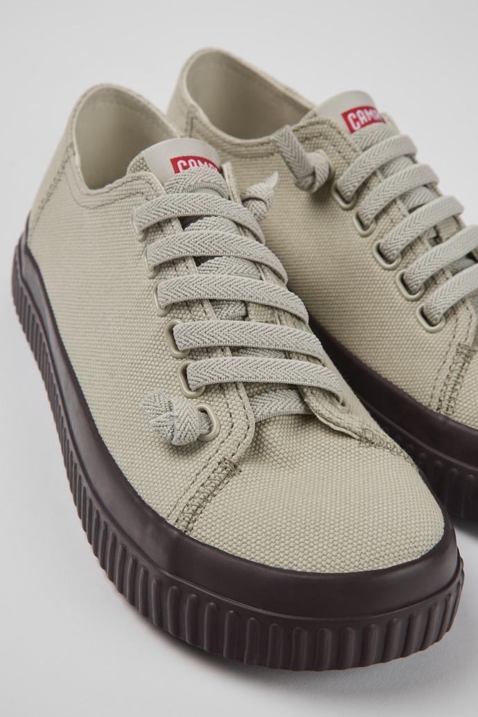 Peu Roda Gray recycled cotton sneakers for women by CAMPER