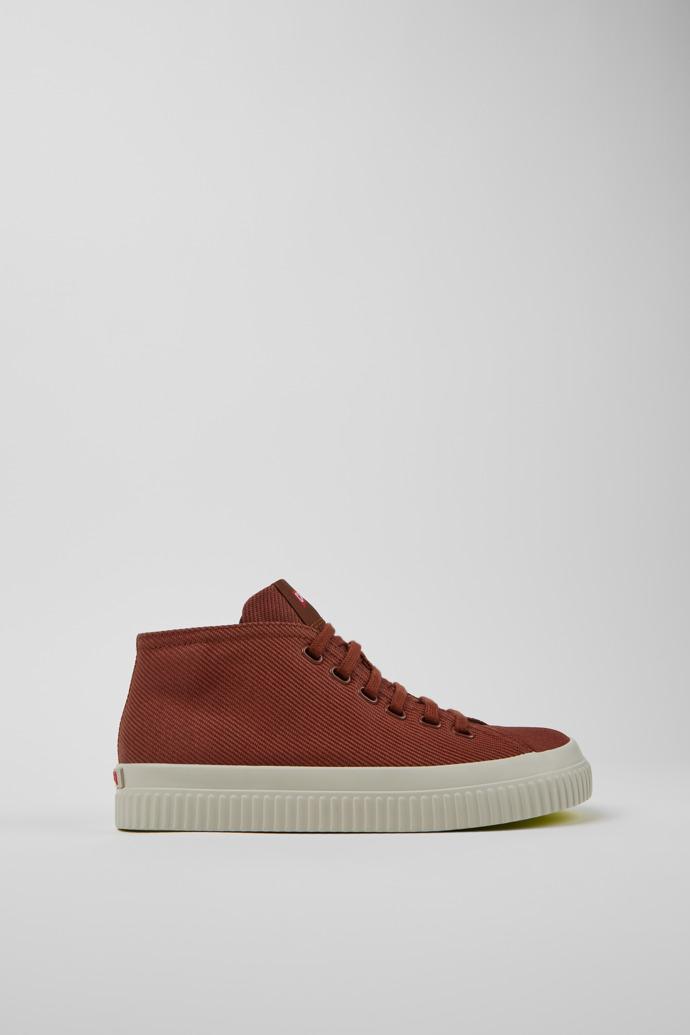 Peu Roda Red recycled cotton sneakers for women by CAMPER
