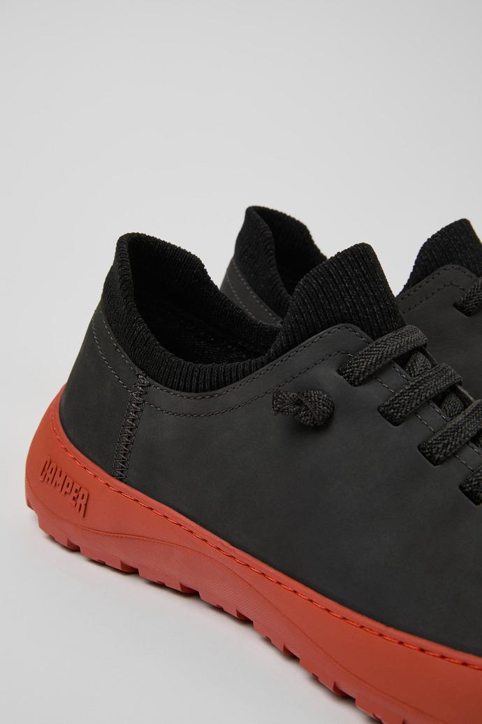 Peu Serra Gray Nubuck and Textile Shoes for Men. by CAMPER