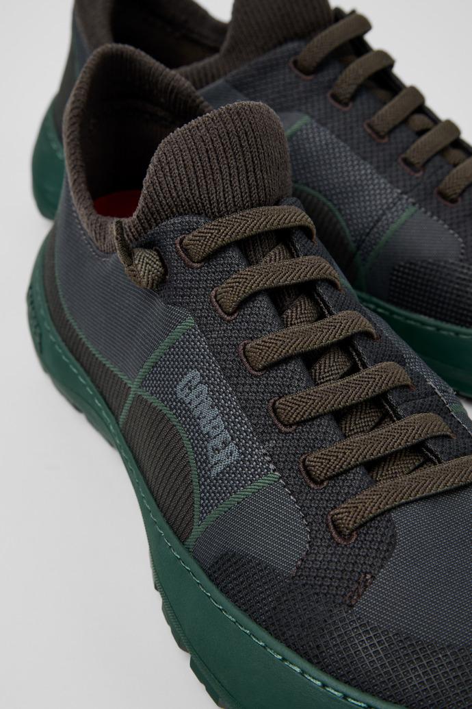 Peu Serra Gray Recycled PET Sneakers for Men. by CAMPER