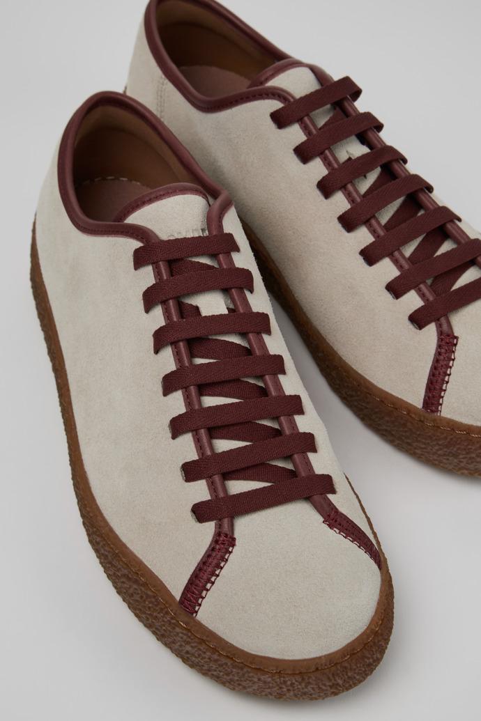 Peu Terreno Beige Suede and Leather Shoes for Men. by CAMPER