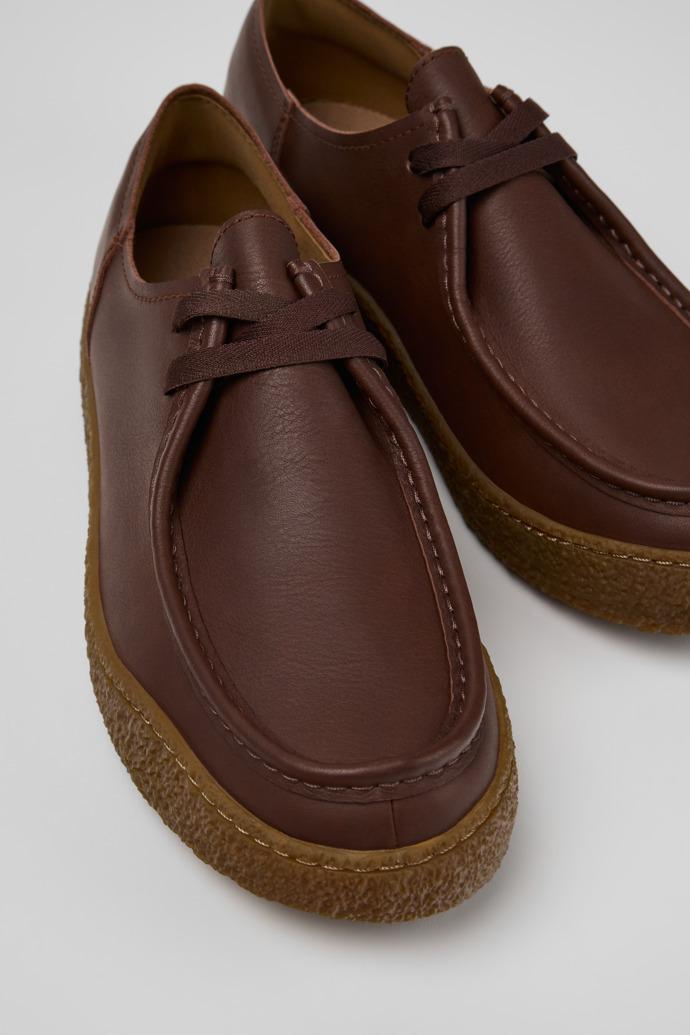 Peu Terreno Brown Leather Shoes for Men. by CAMPER