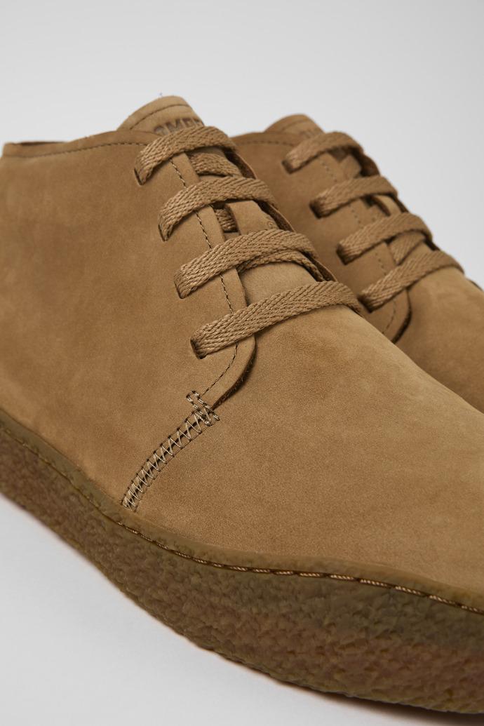 Peu Terreno Brown Nubuck Desert Boot for Men by CAMPER