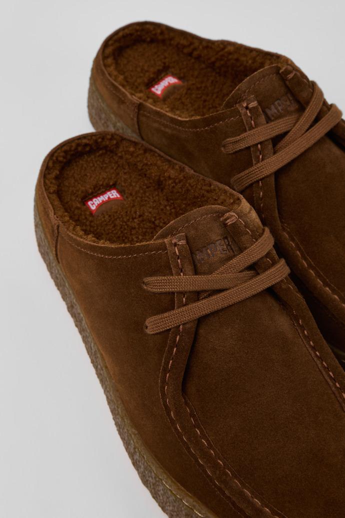 Peu Terreno Brown Suede Shoes for Men. by CAMPER