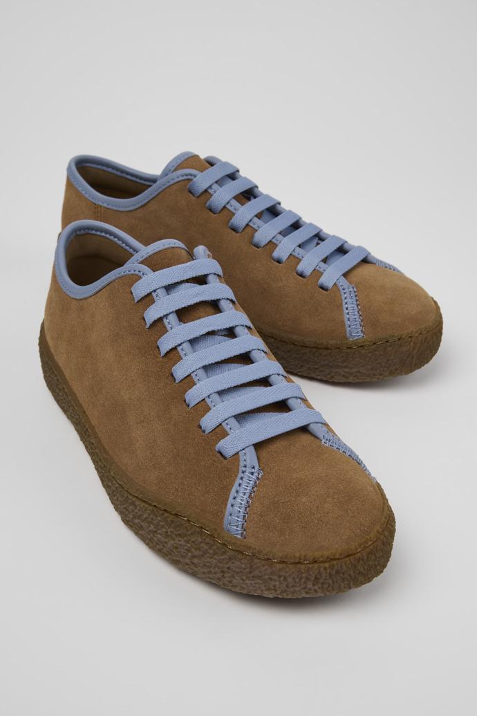 Peu Terreno Brown Suede and Leather Shoes for Women. by CAMPER