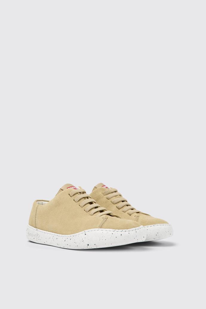 Peu Touring Beige nubuck sneakers for women by CAMPER
