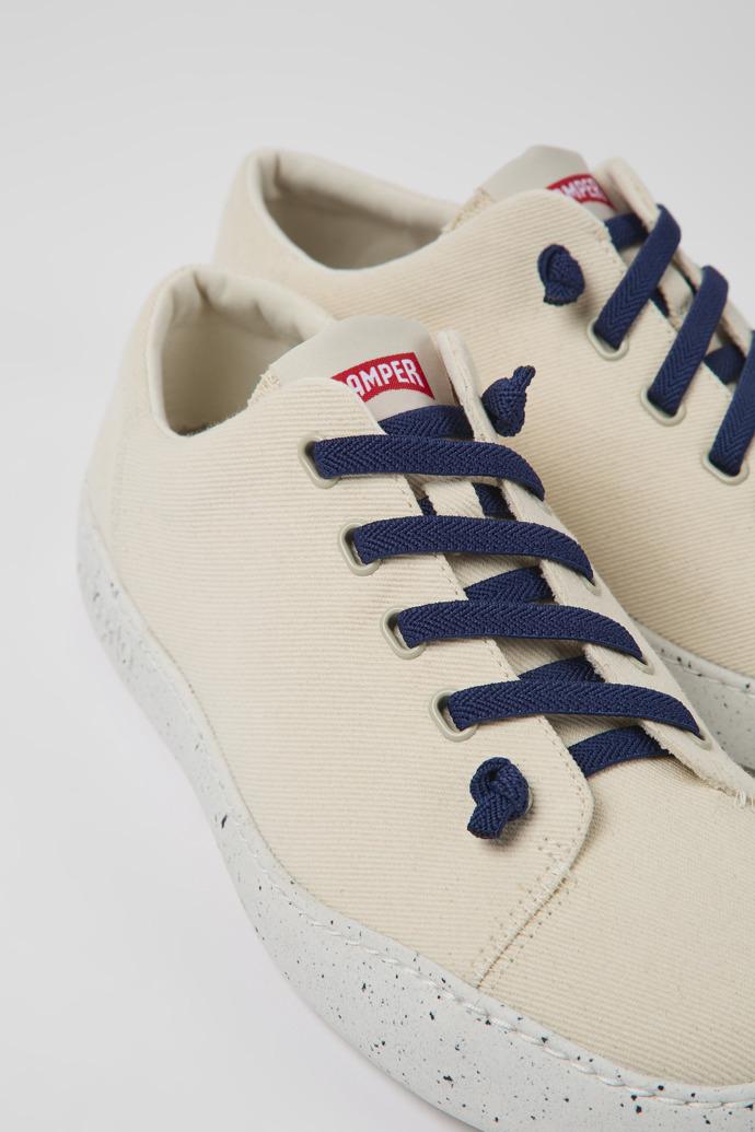 Peu Touring Beige textile sneakers for men by CAMPER