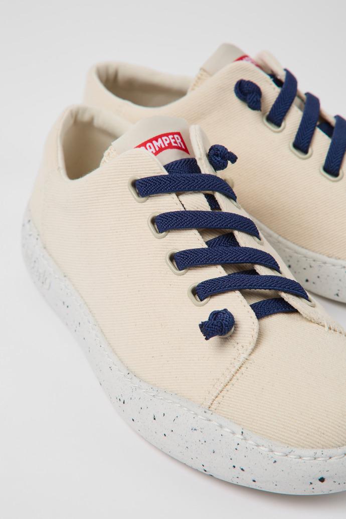 Peu Touring Beige textile sneakers for women by CAMPER