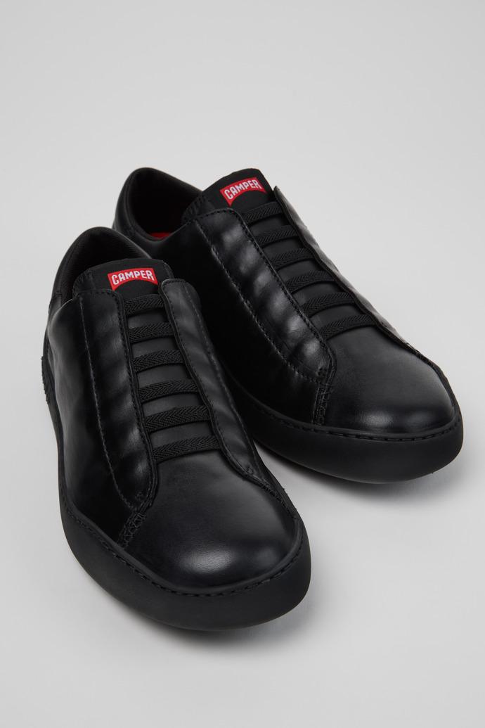 Peu Touring Black Leather Sneakers for Men. by CAMPER