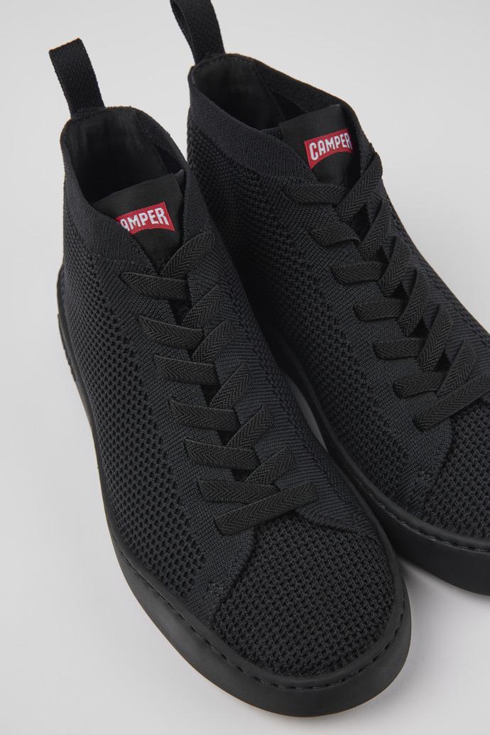 Peu Touring Black one-piece knit sneakers for women by CAMPER