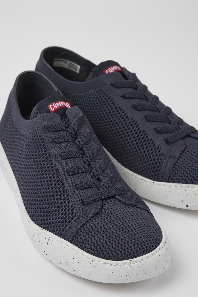 Peu Touring Blue textile sneakers for men by CAMPER