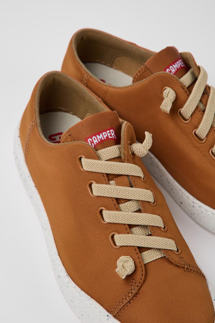 Peu Touring Brown textile sneakers for women by CAMPER