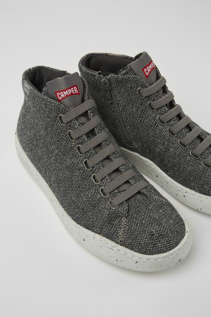Peu Touring Gray and black recycled wool sneakers for women by CAMPER