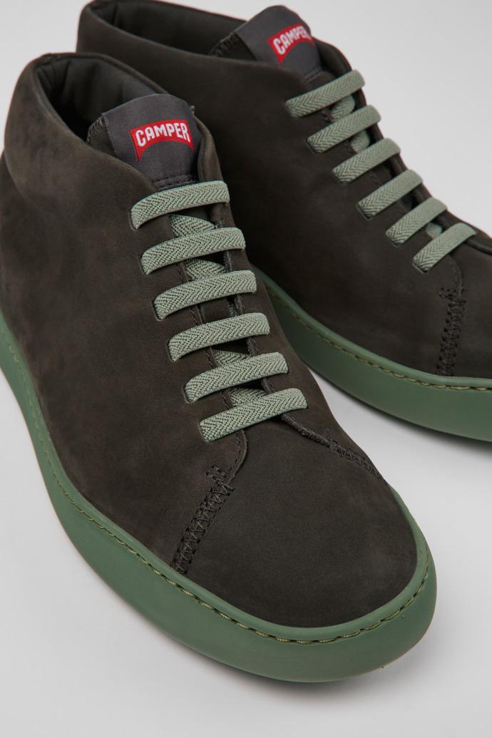 Peu Touring Gray nubuck sneakers for men by CAMPER