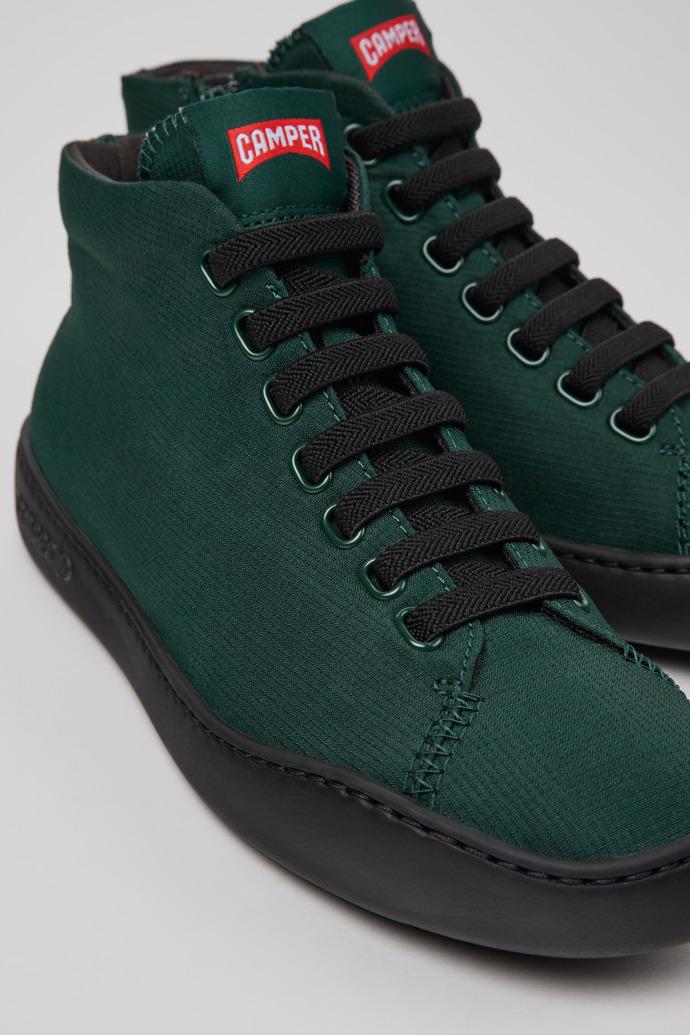 Peu Touring Green Textile Sneaker Booties for Women. by CAMPER