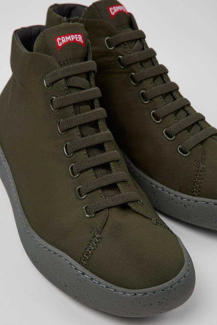 Peu Touring Green Textile Sneaker Boots for Men. by CAMPER