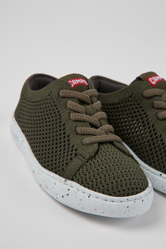 Peu Touring Green textile shoes for kids by CAMPER