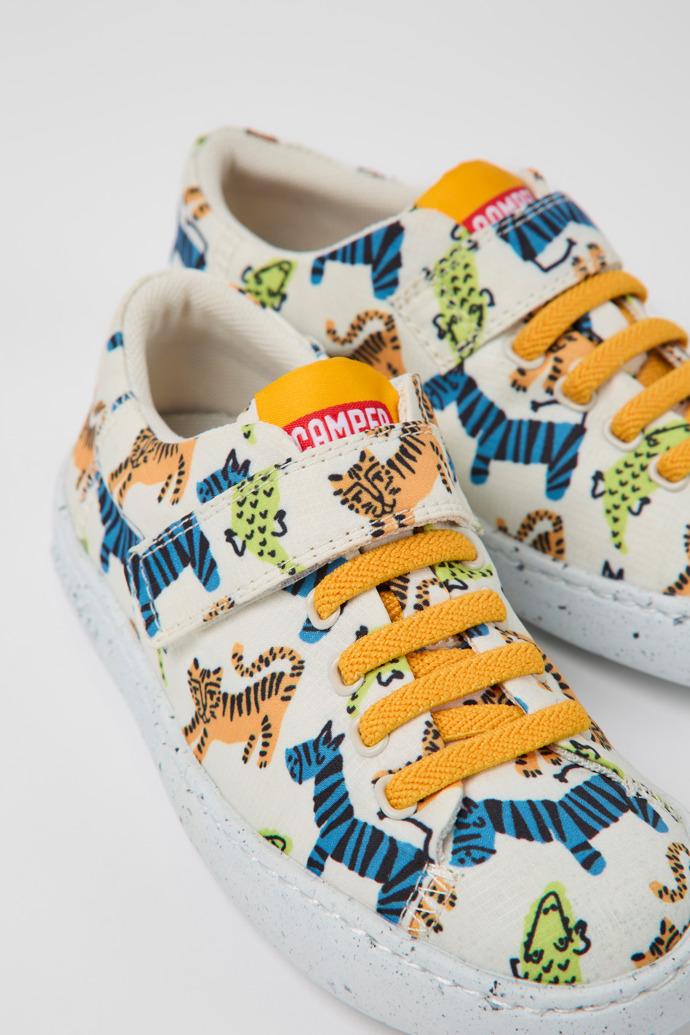 Peu Touring Multicolored textile shoes for kids by CAMPER