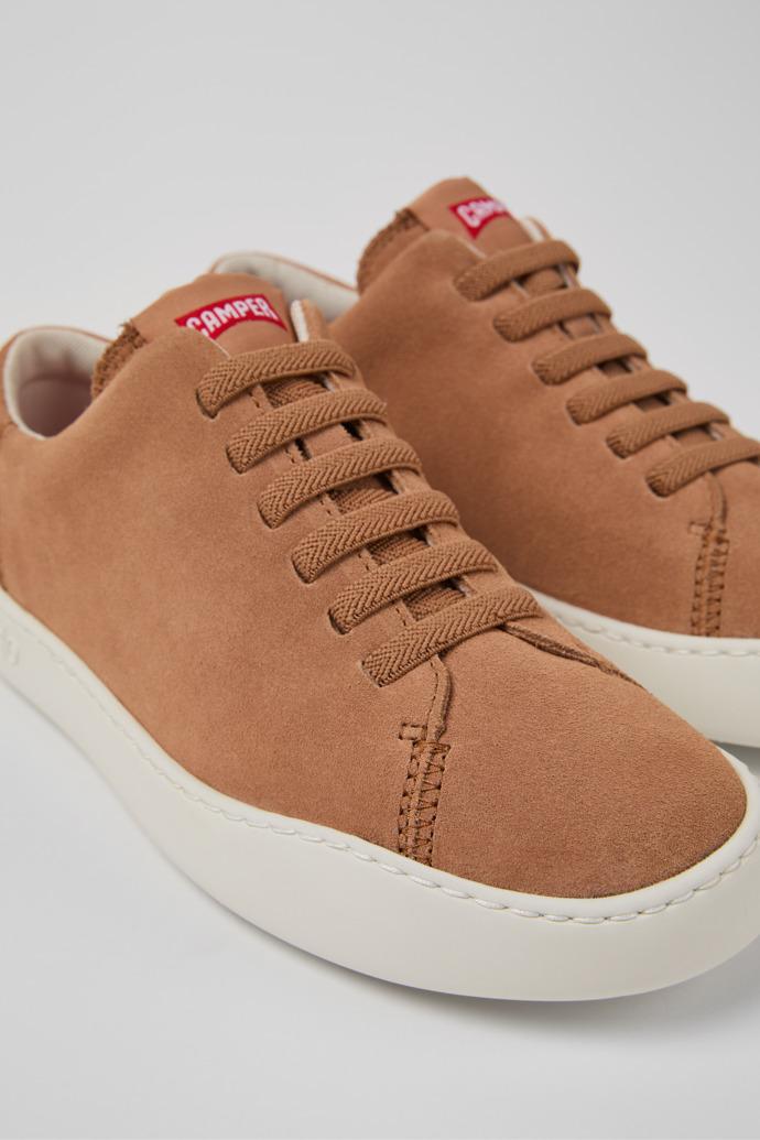 Peu Touring Nude Nubuck Women's Sneakers. by CAMPER