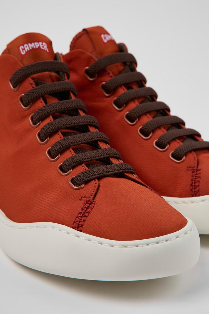 Peu Touring Red recycled PET sneakers for women by CAMPER