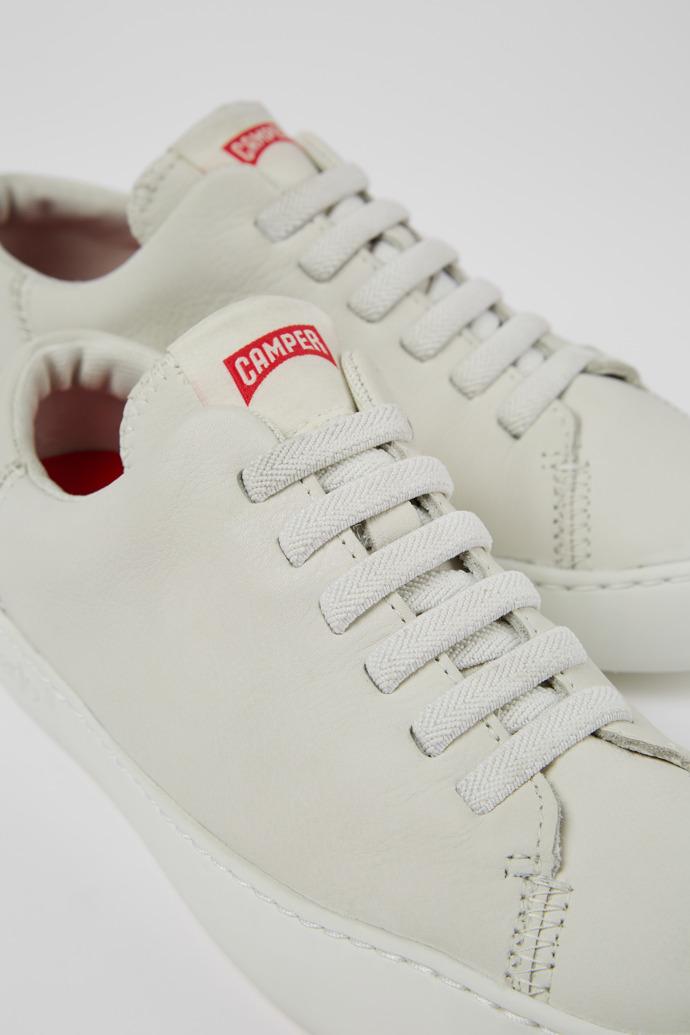 Peu Touring White Leather Sneakers for Women. by CAMPER