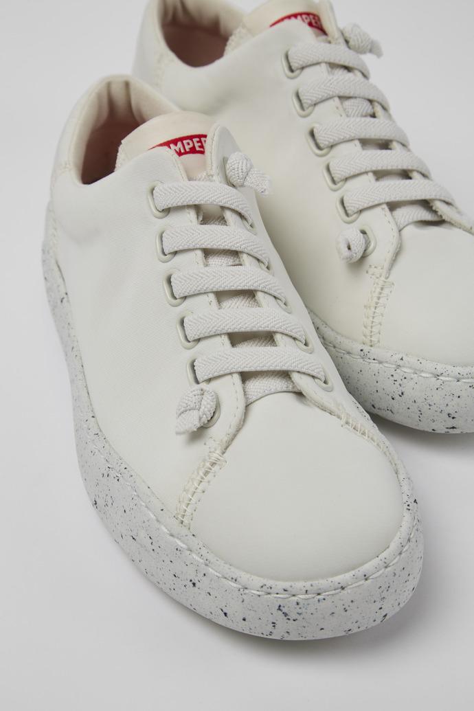 Peu Touring White Textile Sneaker for Women by CAMPER