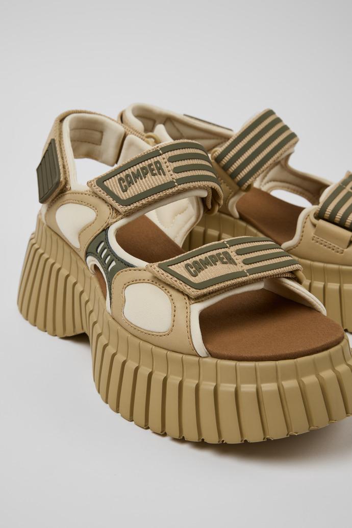 Pix BCN Multicolor Leather and Textile Sandals for Women. by CAMPER
