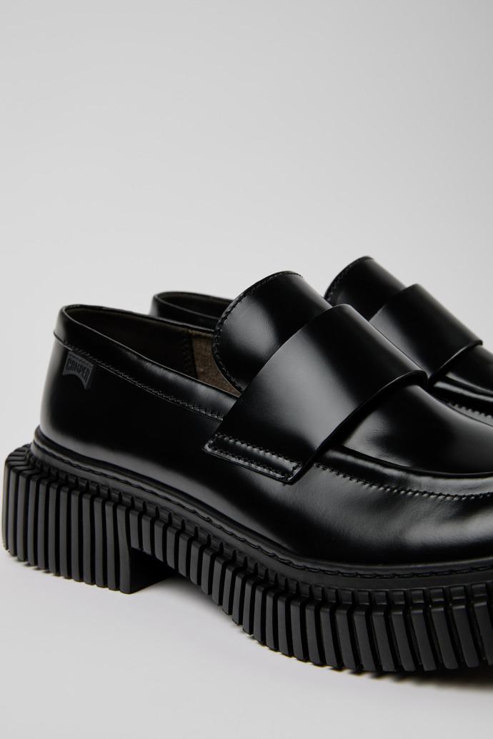Pix Berlin Black Leather Shoes for Men. by CAMPER