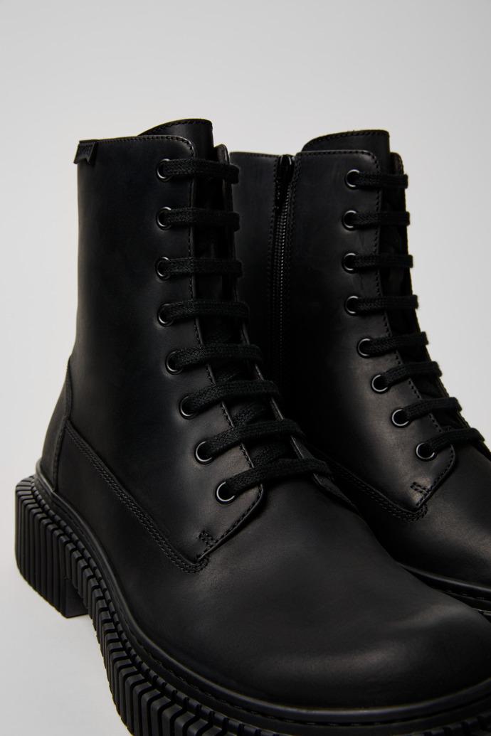 Pix Berlin Black Nubuck Mid Boots for Men. by CAMPER