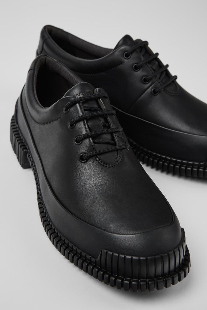 Pix Black Leather Women's Shoe. by CAMPER