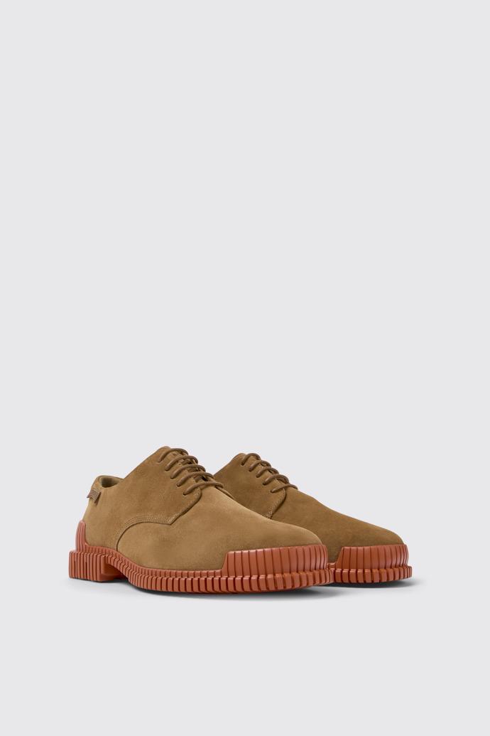 Pix Brown Suede Shoes for Men. by CAMPER