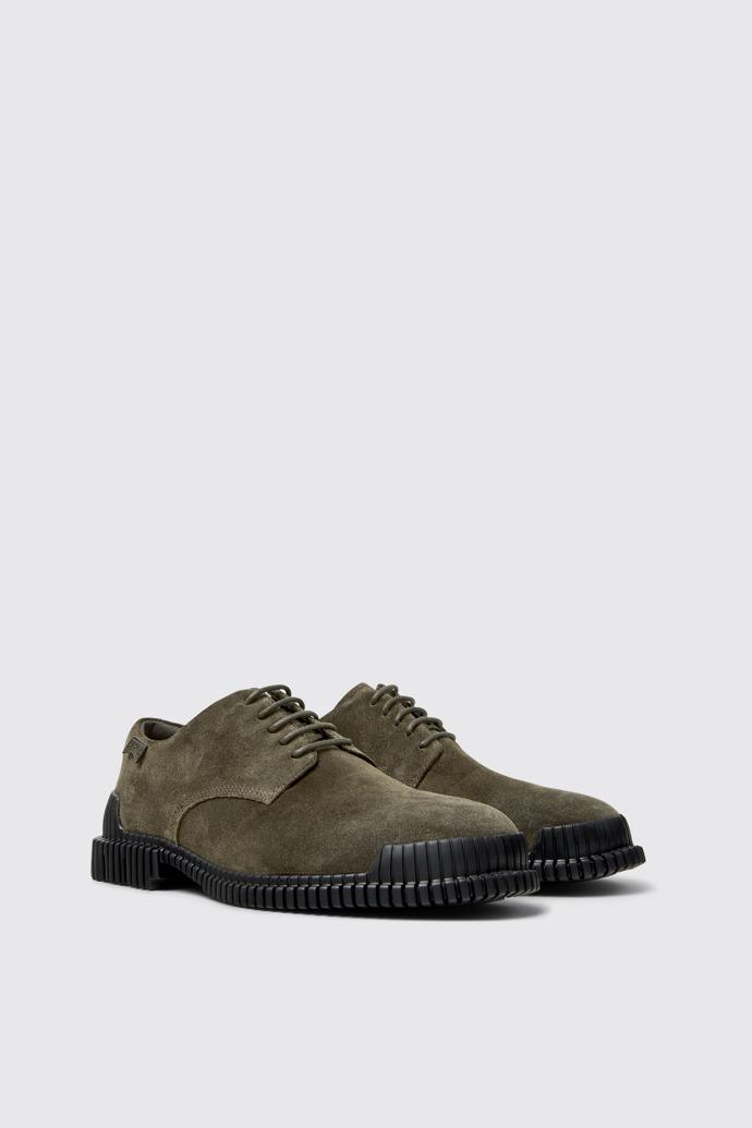 Pix Green Suede Shoes for Men. by CAMPER