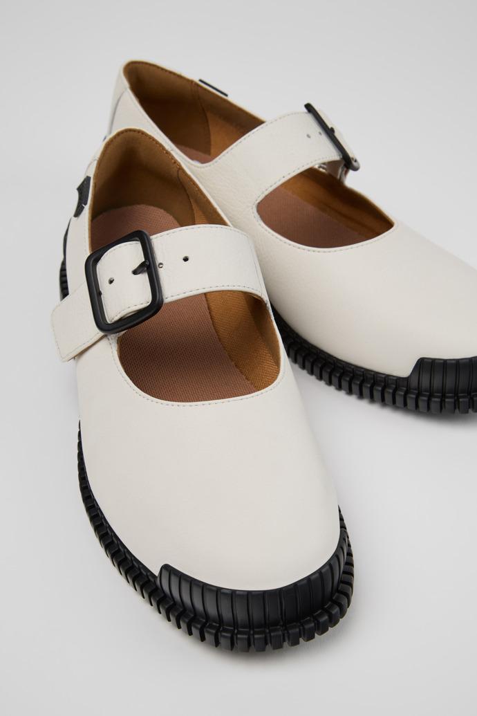 Pix White Leather Shoes for Women. by CAMPER