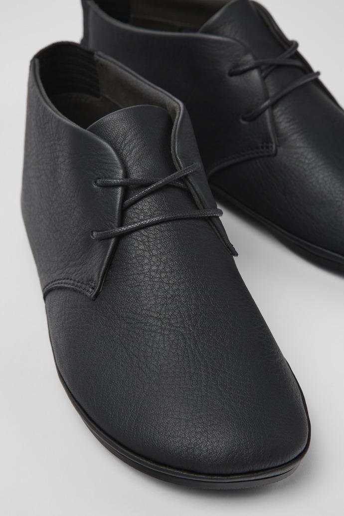 Right Black Leather Ankle Boots for Women. by CAMPER