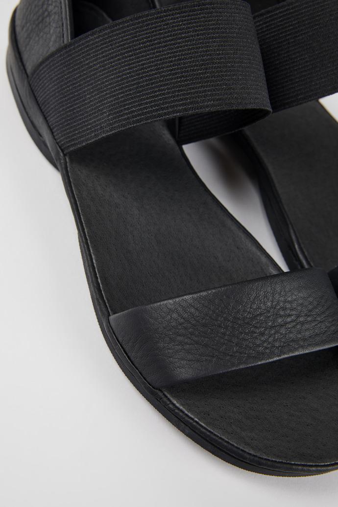 Right Black Leather Women's Sandal. by CAMPER