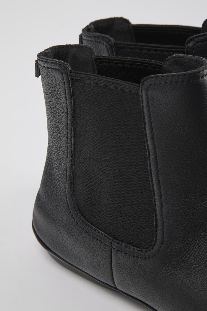 Right Black leather boots for women by CAMPER