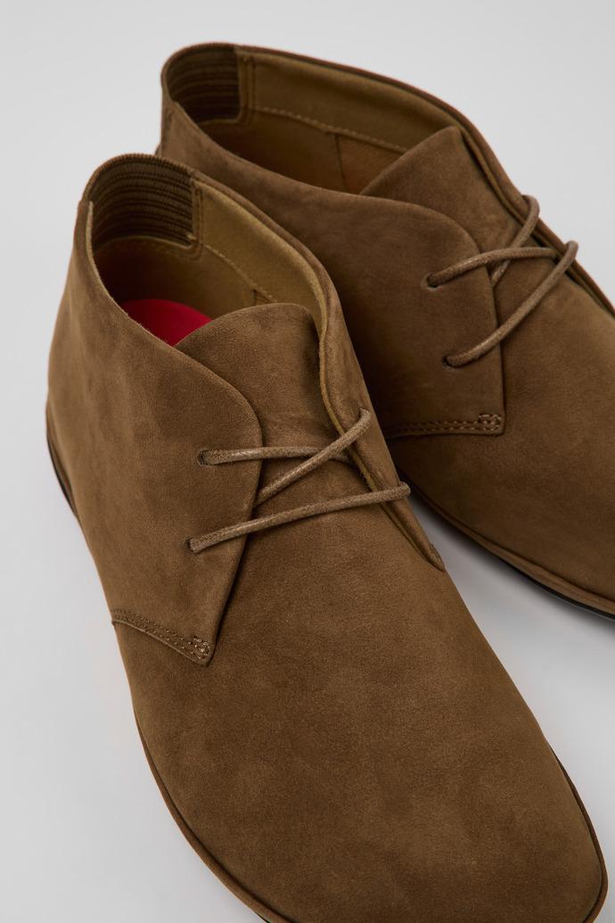 Right Brown nubuck shoes for women by CAMPER