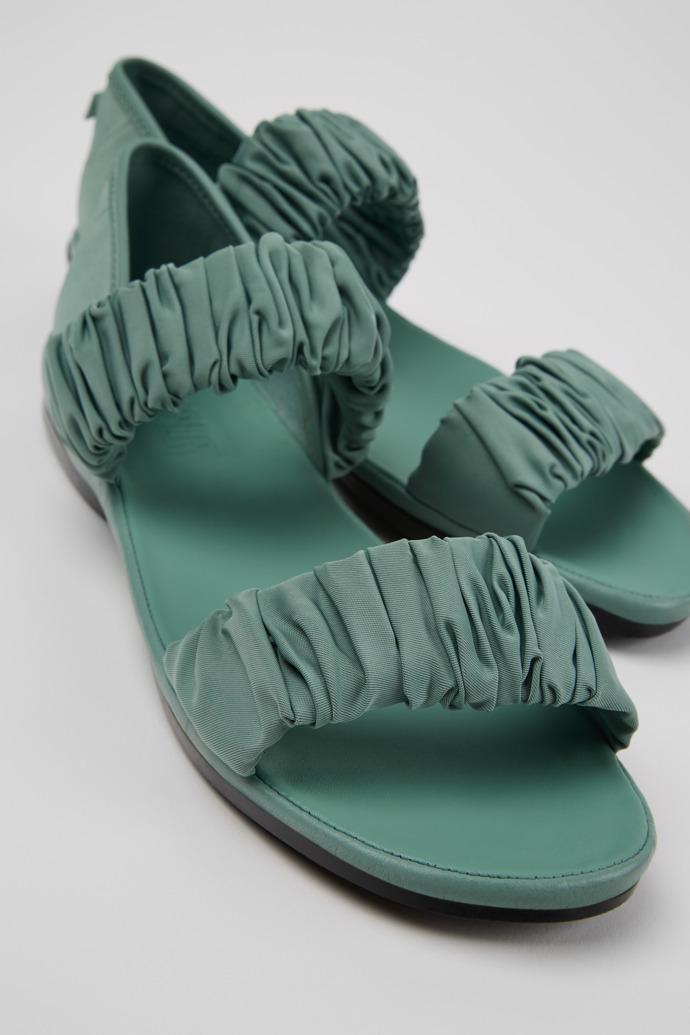 Right Green Recycled PET and Leather Sandals for Women. by CAMPER