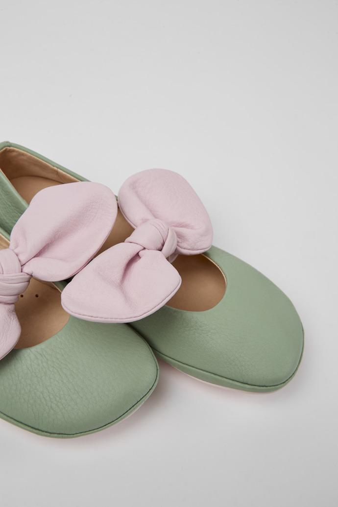 Right Green and pink ballerinas for girls by CAMPER